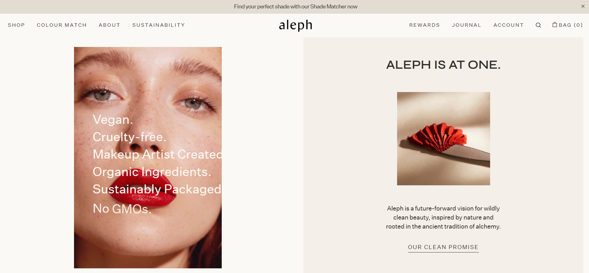 Aleph Beauty Website